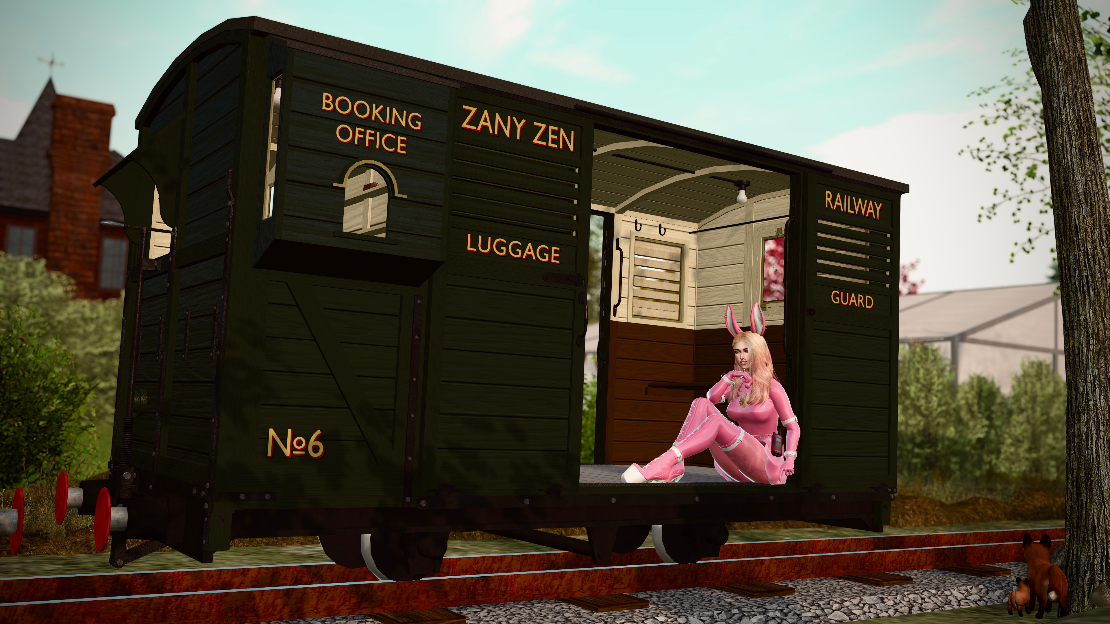 The 2024 Guards Van Nimoui running with The Zany Zen sitting in an open doorway