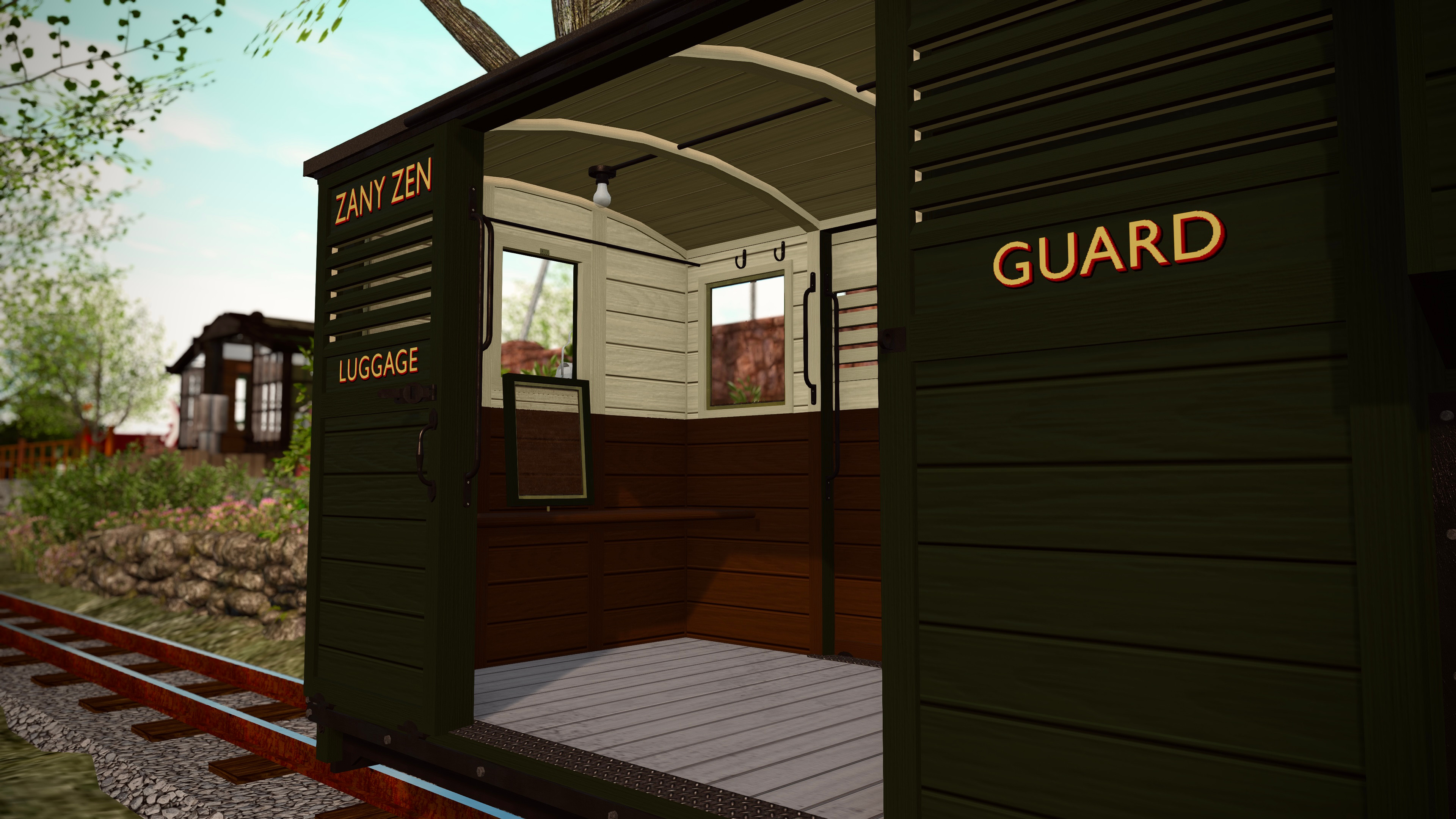 The Zany Zen Guards Van No6 Internal Rear