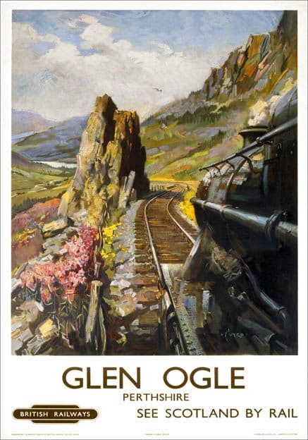 Glen Ogle, Perthshire by Terence Cuneo