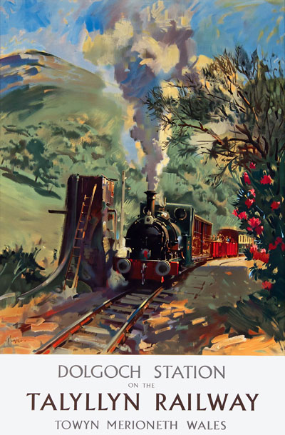 Talyllyn Railway Poster By Terence Cuneo