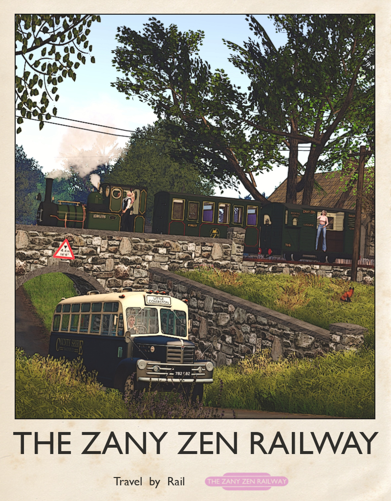 The Zany Zen Railway Poster from 2024