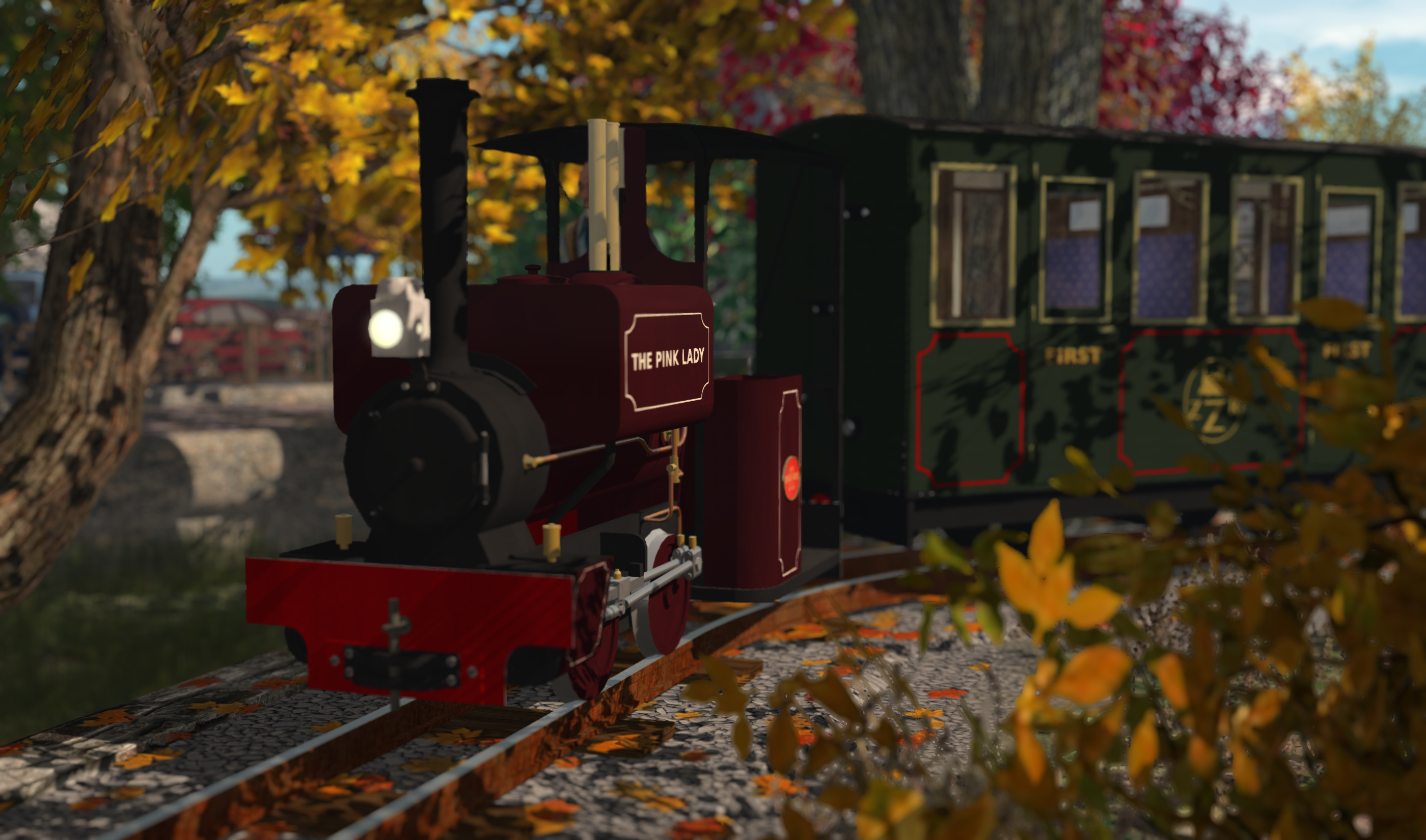 The Pink Lady is now hauling the passenger train till the 17th of October!